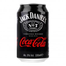 Напій С/А Jack/Coke 5% Ж/Б 0.33Л Jack Daniels