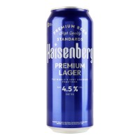 Пиво Світл Premium Lager 4.5% Ж/Б 0.5Л Haisenberg