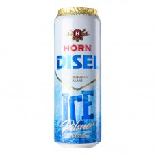 ПИВО СВІТЛЕ ICE PILS 4.7% Ж/Б 0,56Л HORN DISEL