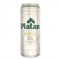 Пиво СвІтле Desitka 4% Ж/Б 0.5Л Platan