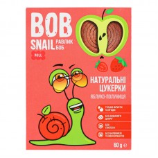 ЦУК НАТУР ЯБЛ/ПОЛУНИЦЯ 60Г BOB SNAIL