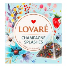 ЧАЙ ЧОРНИЙ/ЗЕЛЕНИЙ SHAMPAGNE SPLAS/15Х2Г/30Г LOVARE