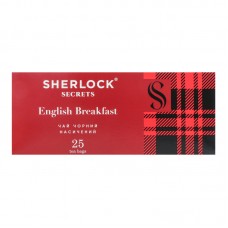 ЧАЙ ЧОРНИЙ ENGLISH BREAKFAST /25Х2Г/50Г SHERLOCK S