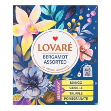 Чай Чорн Bergamot Assorted/32Х2г/ 64Г Lovare