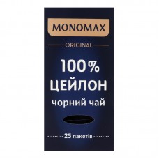 Чай Чорн 100% Ceylon /25Х2г/ 50Г Мономах