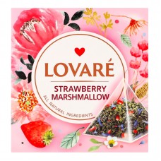 Чай Зел Strawberry Marshmal/15Х2г/ 30Г Lovare
