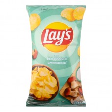 ЧІпси Карт Смак БІл Гриби/Сметана 120Г Lays