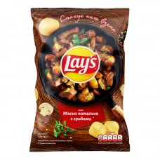 Чипси Мясна Пательня З Грибами 120Г Lays