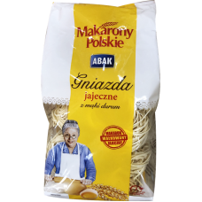 МАКАРОНИ ГНІЗДА ЯЄЧНІ FIDELINI 400Г MAKARONY POLSKE