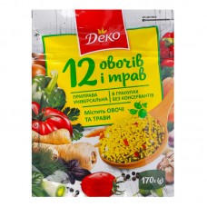 Припр УнІвер 12 ОвочІв І Трав 170Г Деко