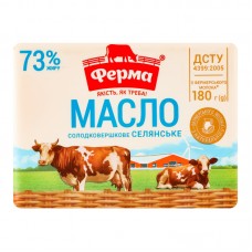 Масло Сол/Верш Селянське 73% 180Г Ферма