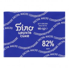 МАСЛО СОЛ/ВЕРШ ЕКСТРА 82% 180Г БІЛО
