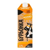 Молоко Ультрапаст 3.2% Т/П 1.5Кг Бурьонка