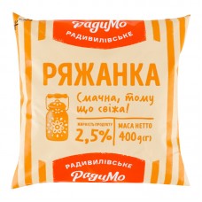 РЯЖАНКА 2.5% 400Г РАДИМО