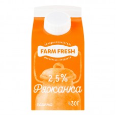 РЯЖАНКА 2.5% 430Г FARM FRESH