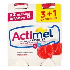 Прод Кисломол Actim Малин /4Х100/ 400Г Данон