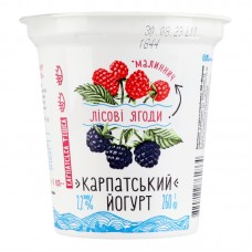 ЙОГУРТ ЛІСОВІ ЯГОДИ 2.2 % 260Г ГАЛИЧИНА